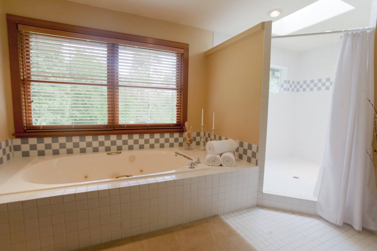 Soaking Tub and Shower<br/>