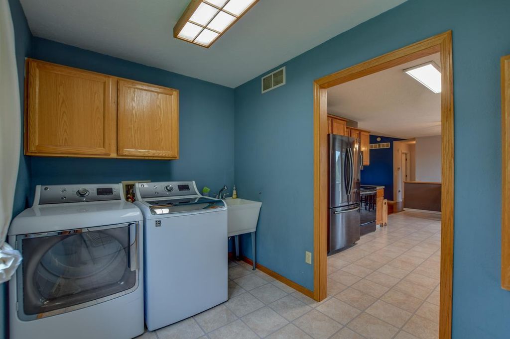 Main Level Laundry with Slop Sink