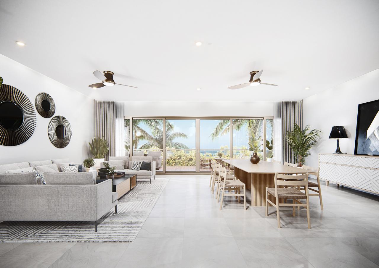 Kitchen & Living Area