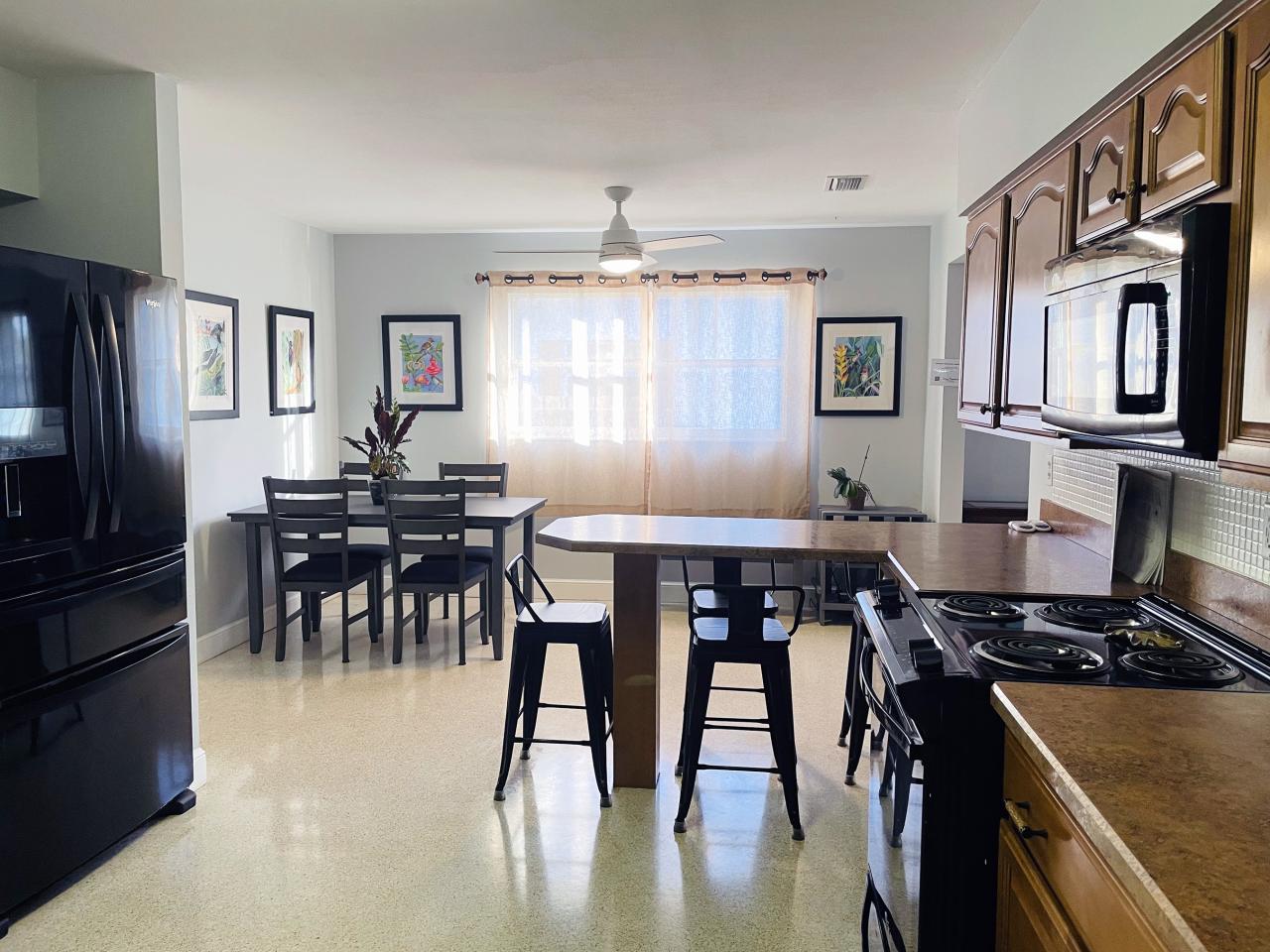 View from Kitchen to Breakfast room