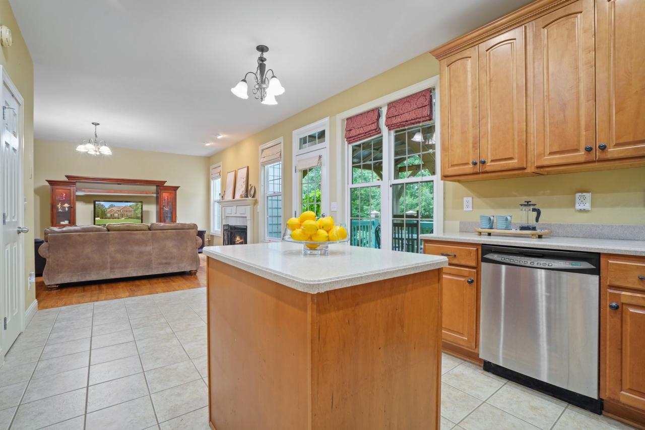 Kitchen into Living Room
