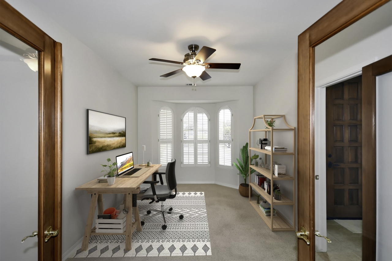 Office-Dining Room Virtually Staged