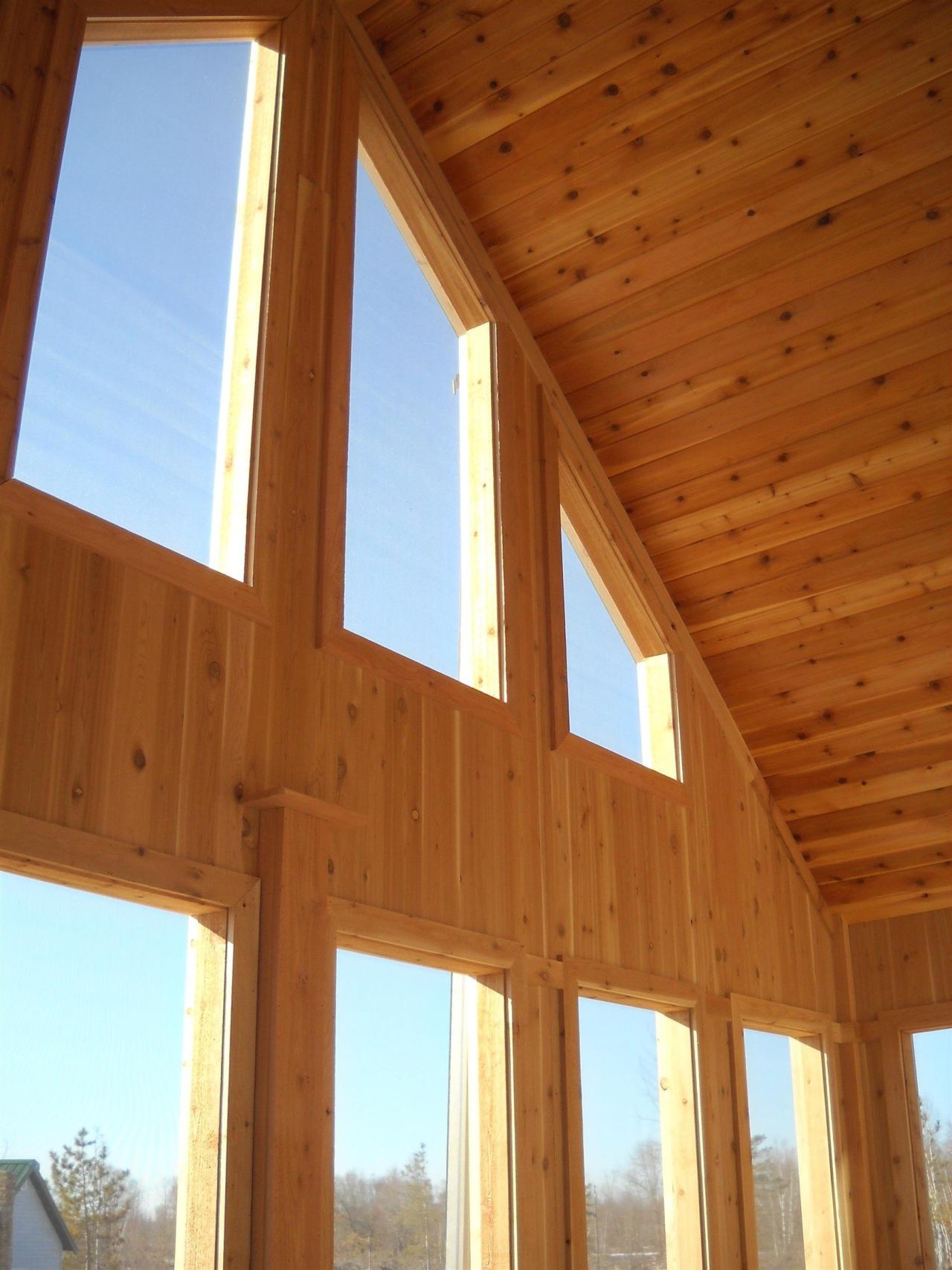 Cedar-Lined Screen Porch<br/>