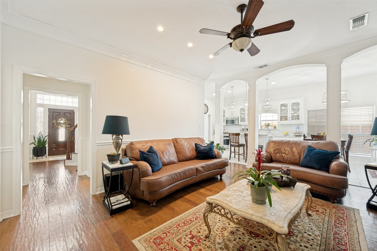 Living area at 2203 Welch Place