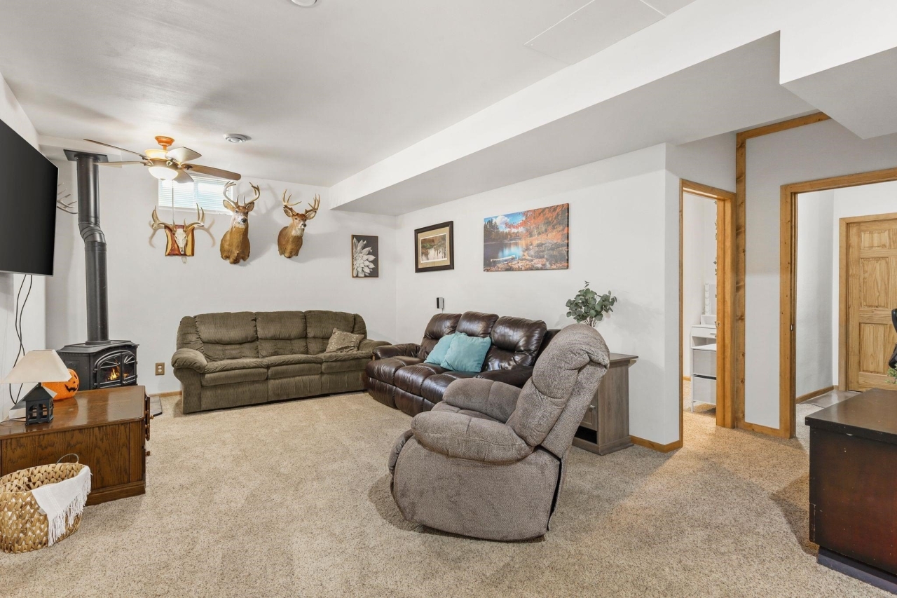 Family Room with Gas Fireplace<br/>