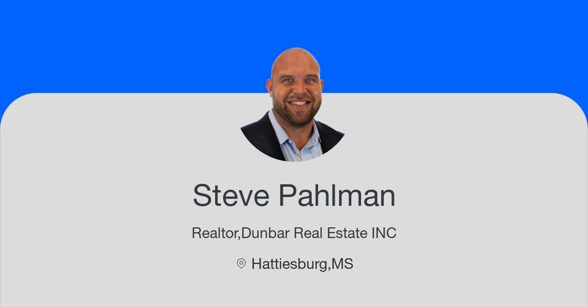 Steve Pahlman - Dunbar Real Estate Inc.