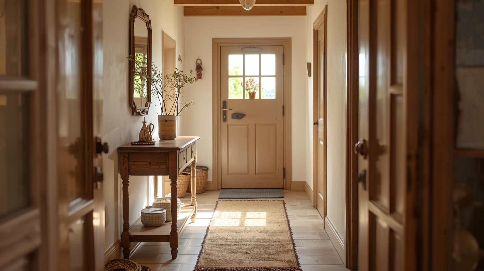 Three lessons in tiny hallway decorating from our best-loved cottages