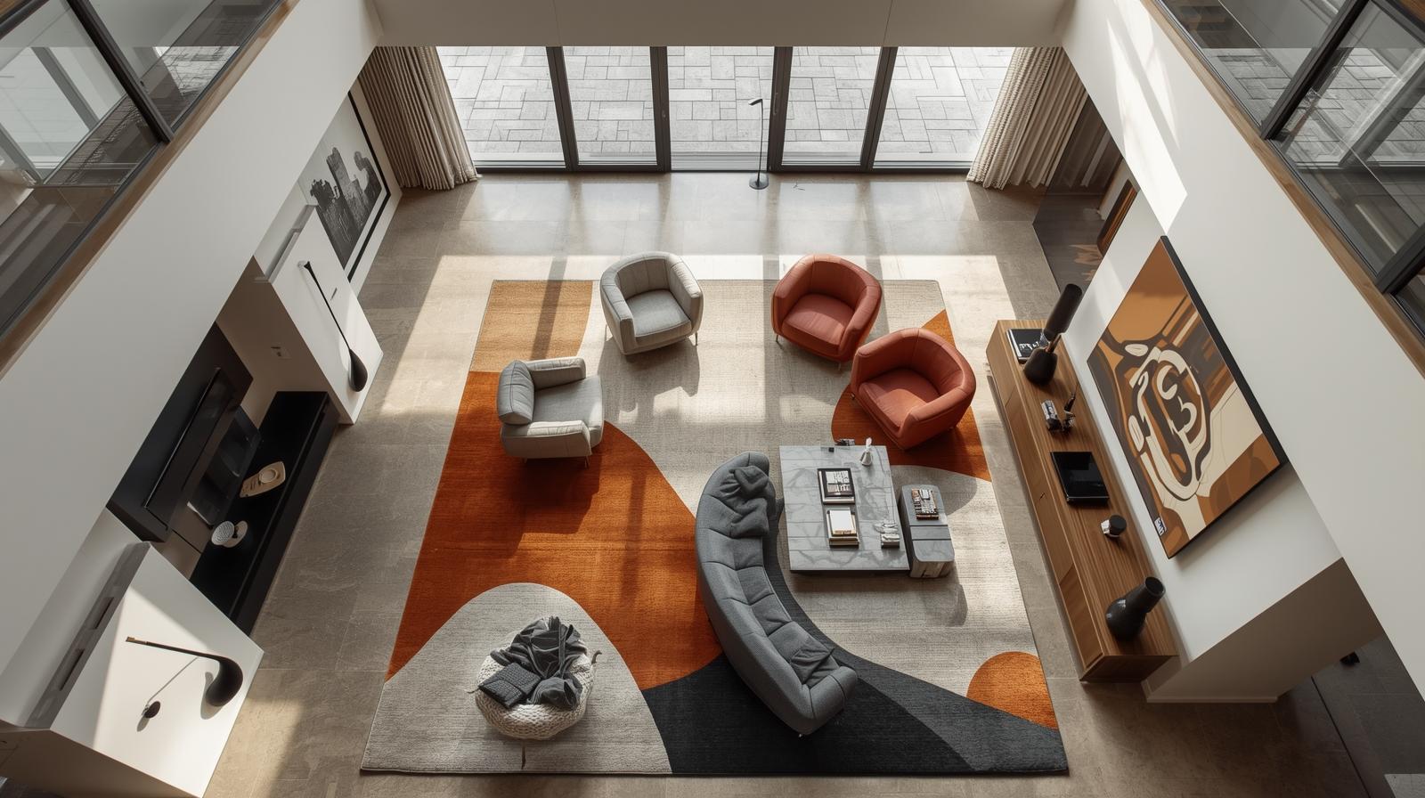 How to Design your Room Decor around your Bold Area Rug