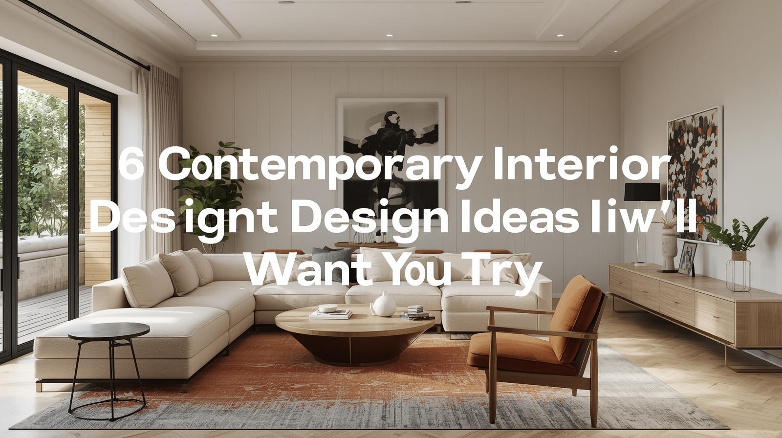 6 Contemporary Interior Design Ideas You'll Want to Try
