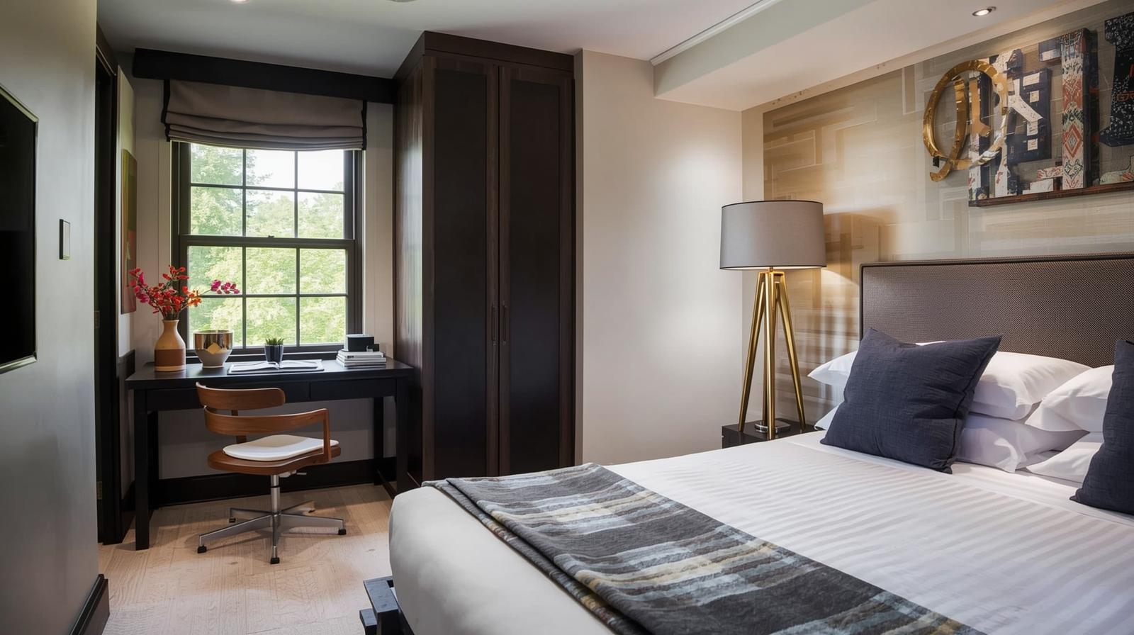 61 Cool Guest Bedroom And Home Office Combos