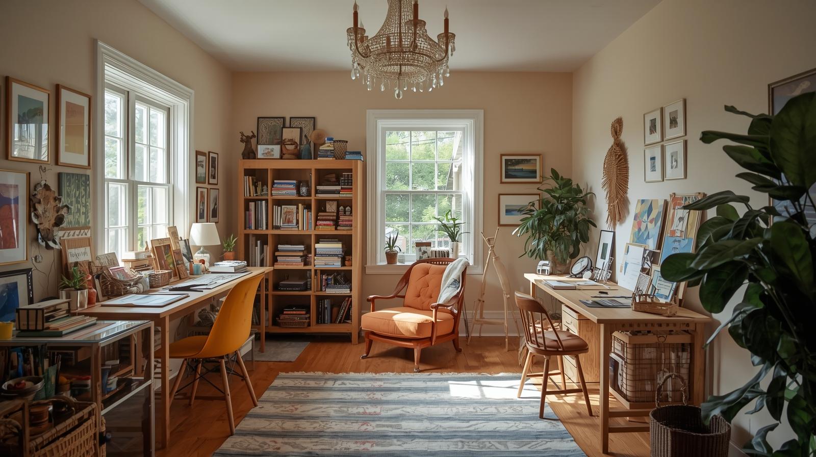 73 Inspiring Home Art Studio Designs 