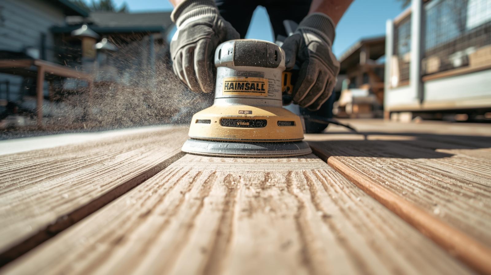 How to Sand a Deck the Right Way