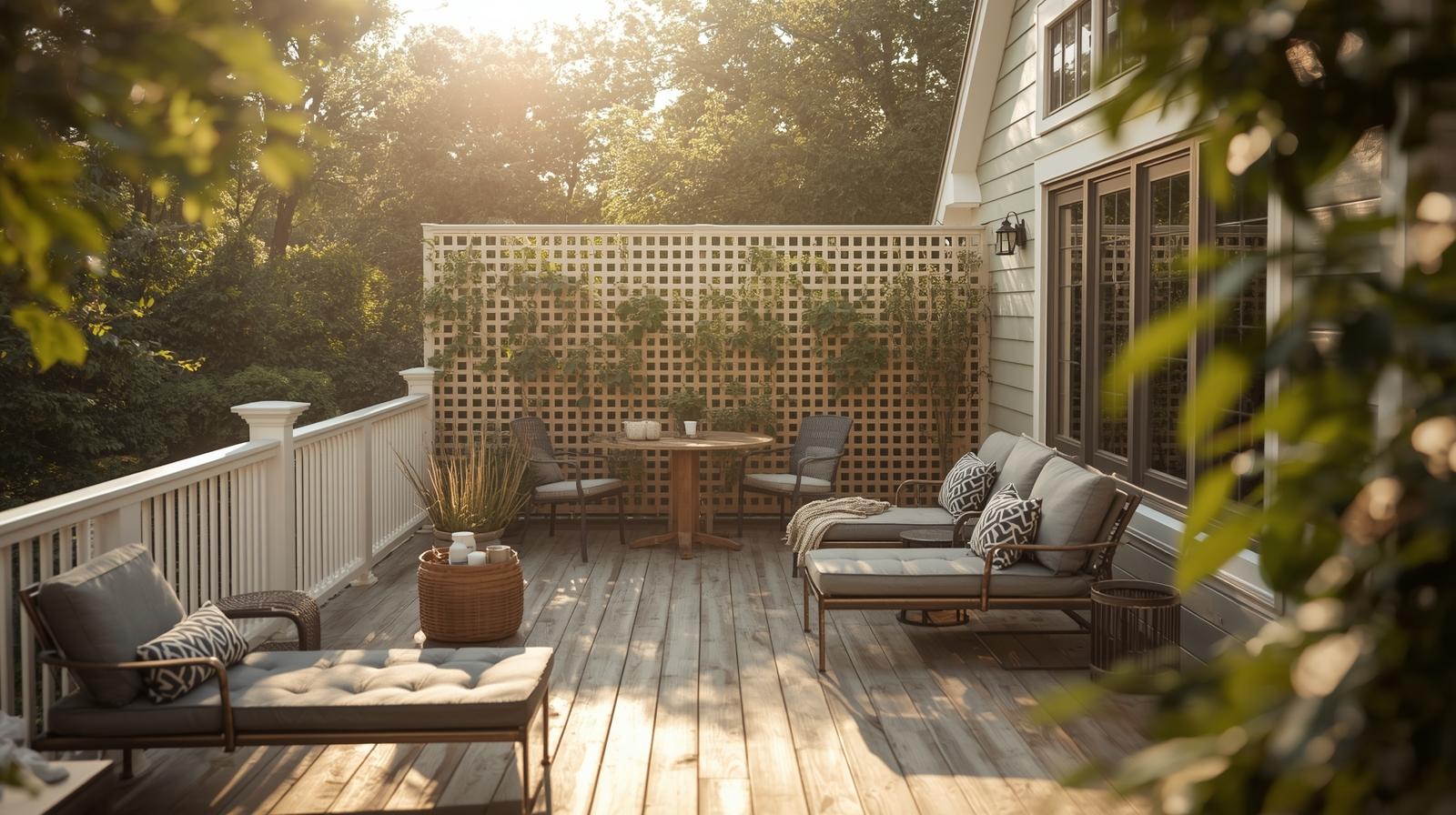 Effective and Stylish Privacy Solutions for Your Deck