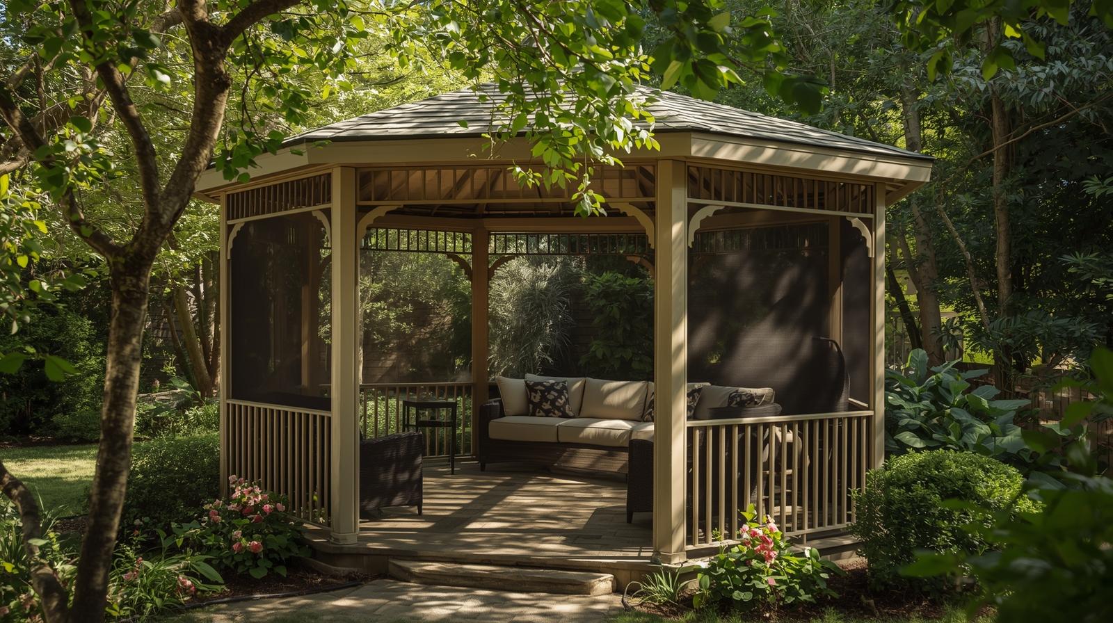 22 Screened Gazebo Design Ideas
