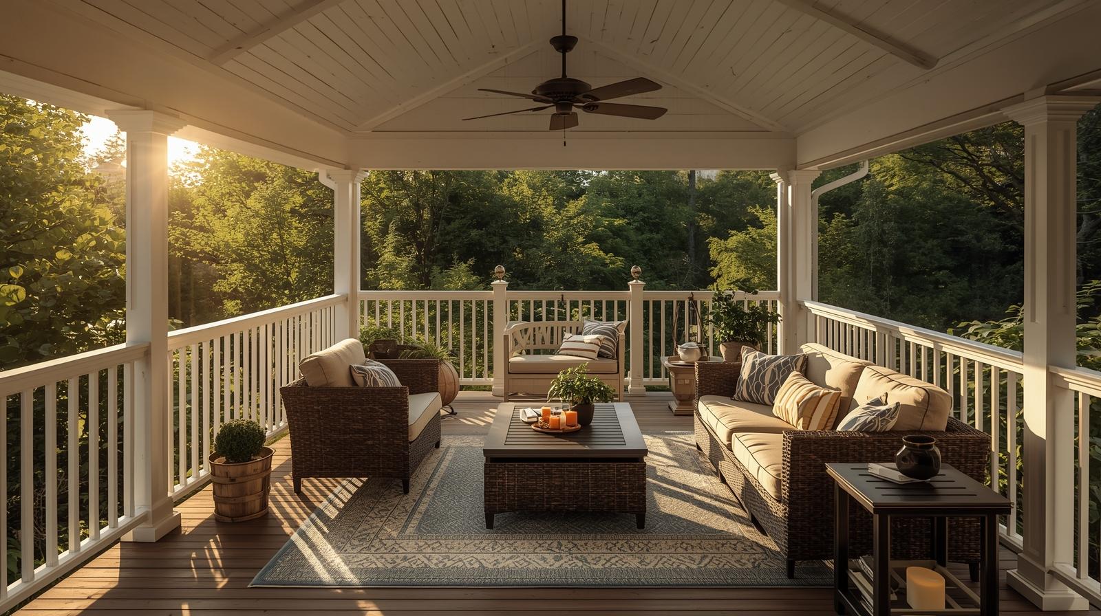 27 Stunning Covered Deck Ideas