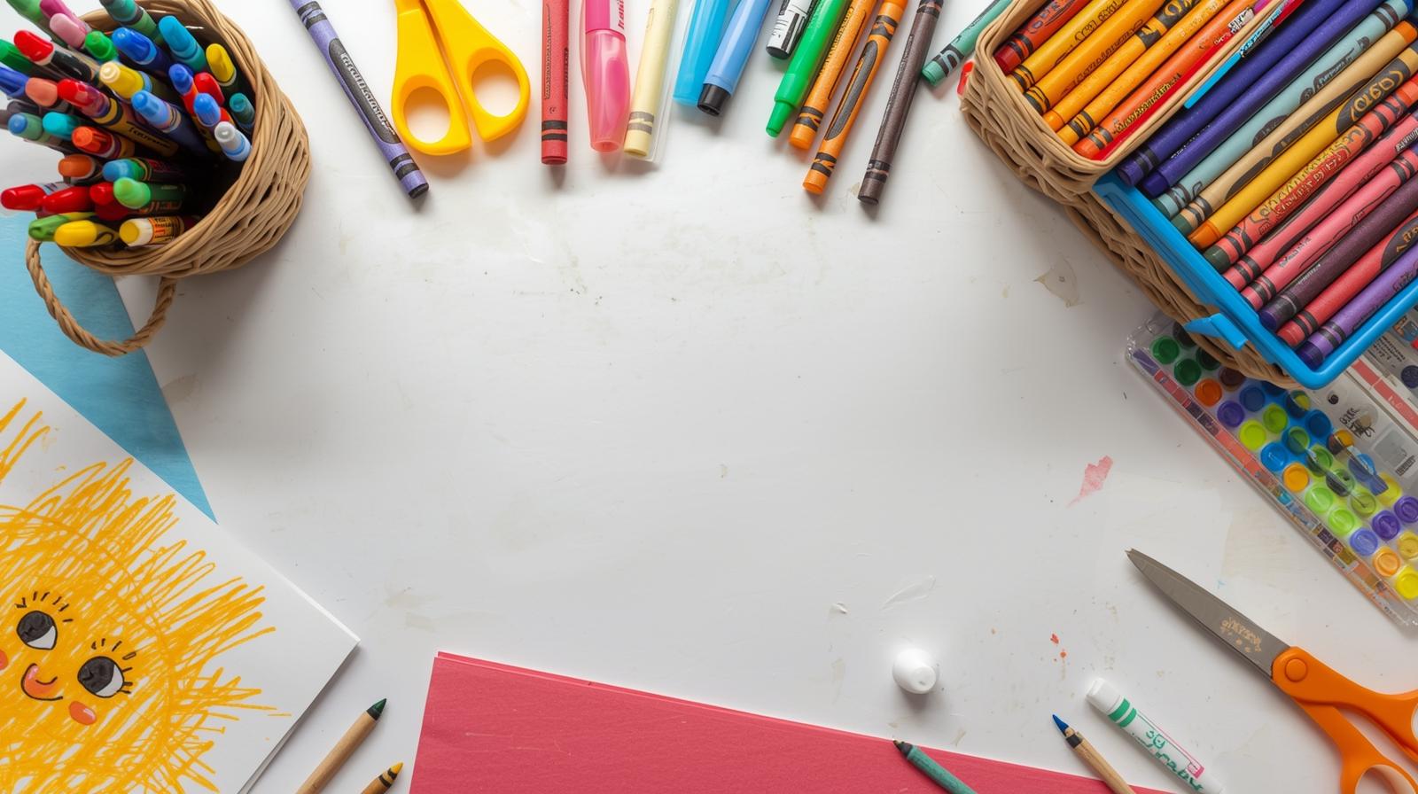 A Fun Kids' Craft Table Makeover