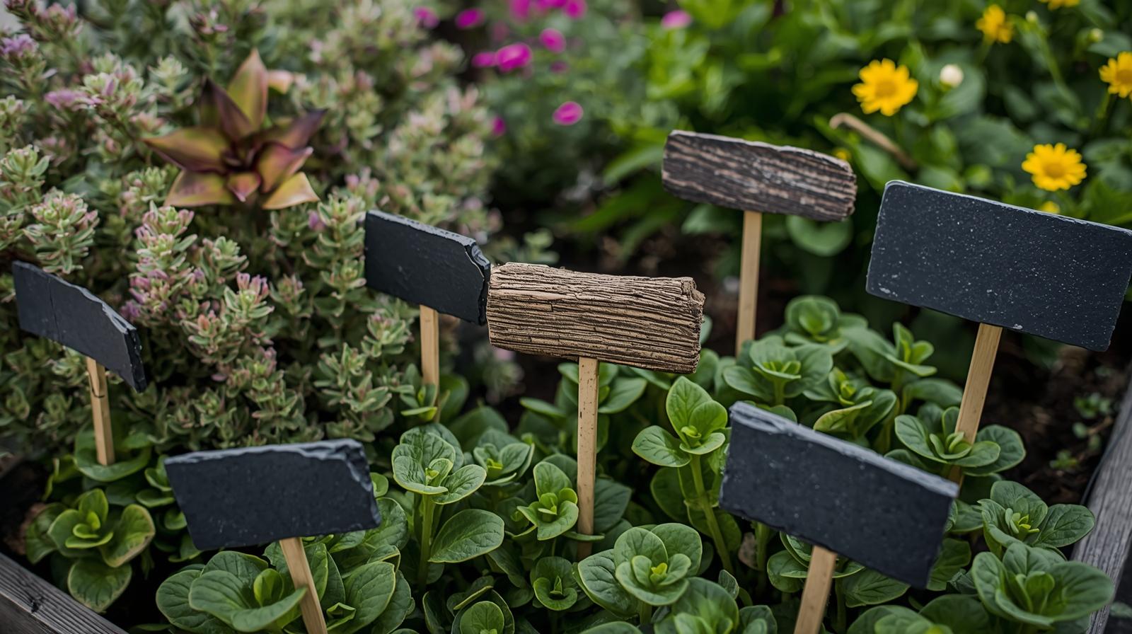 DIY plant markers for your garden