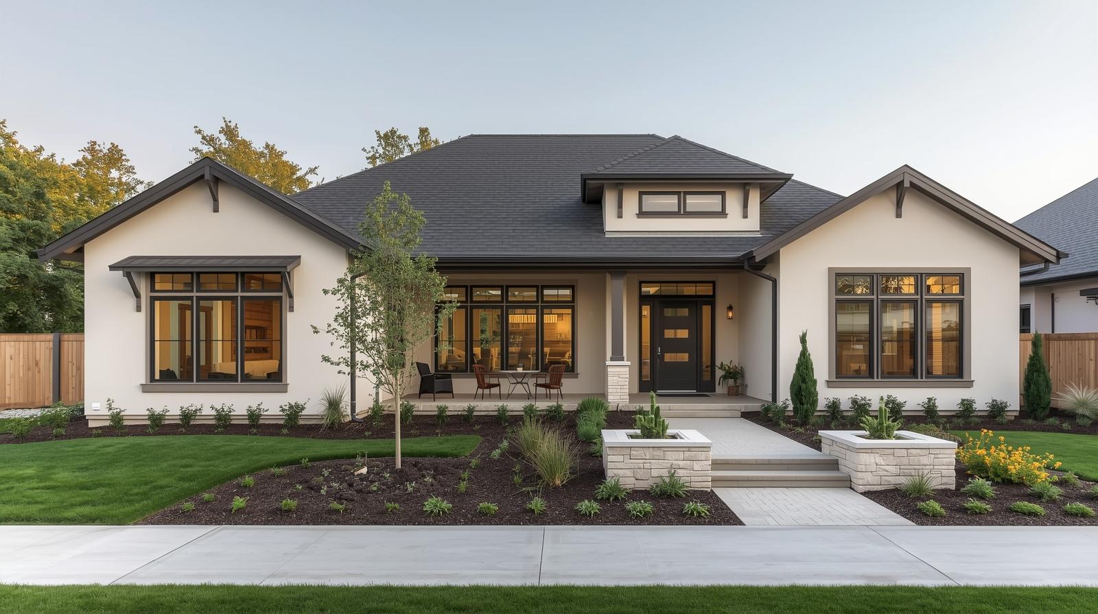 Transitional-Style Home Exteriors Inspired by Studio McGee