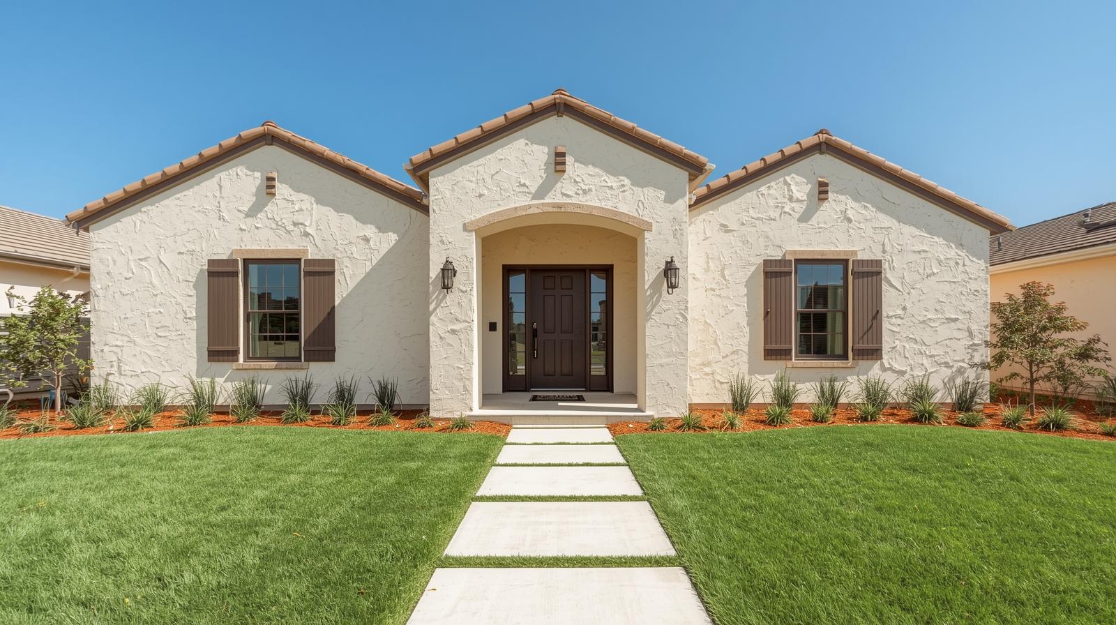 14 Stucco Houses with Stunning Exterior Designs