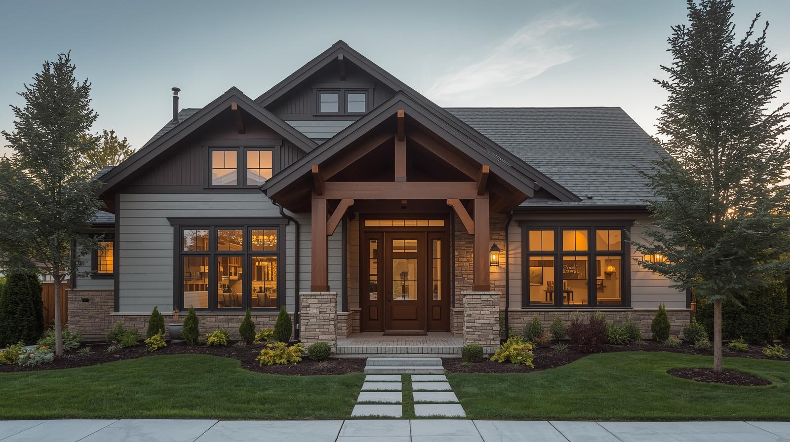 13 Modern Craftsman House Exteriors We Love