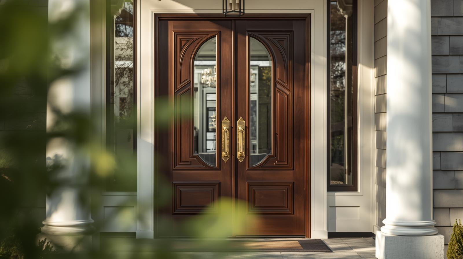 Exterior Double Doors: Before & After Entryway Transformations
