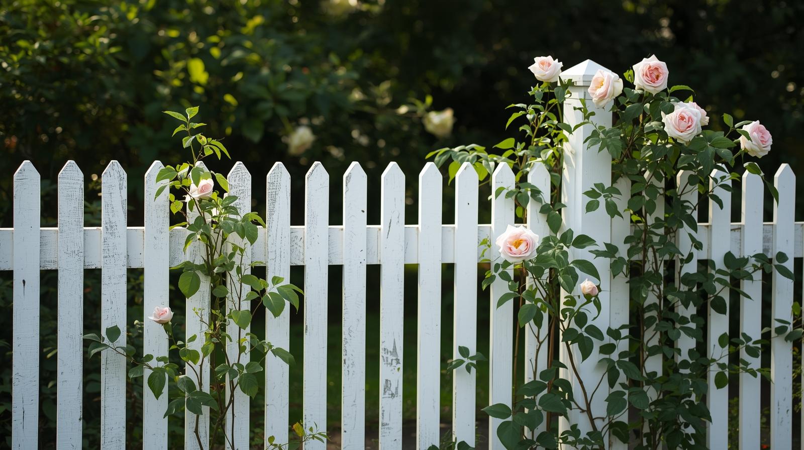 21 White Picket Fence Design Ideas
