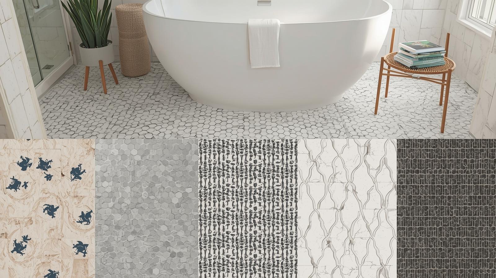 Best Shower Floor Tile Ideas - Bathroom Flooring Designs