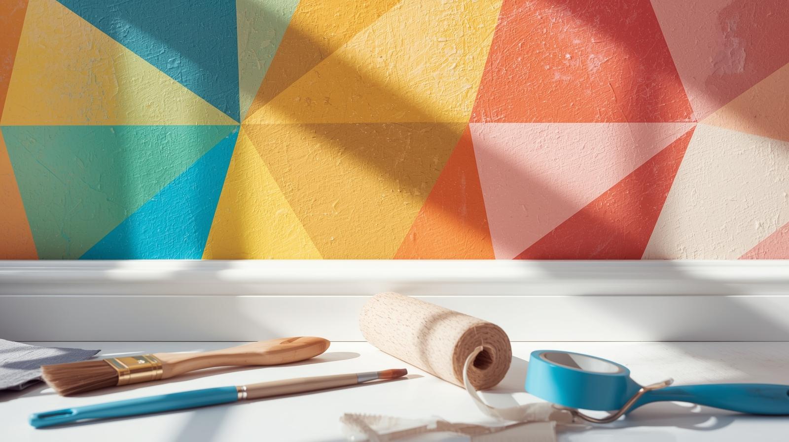 How to Paint a DIY Wall Mural at Home in 5 Steps