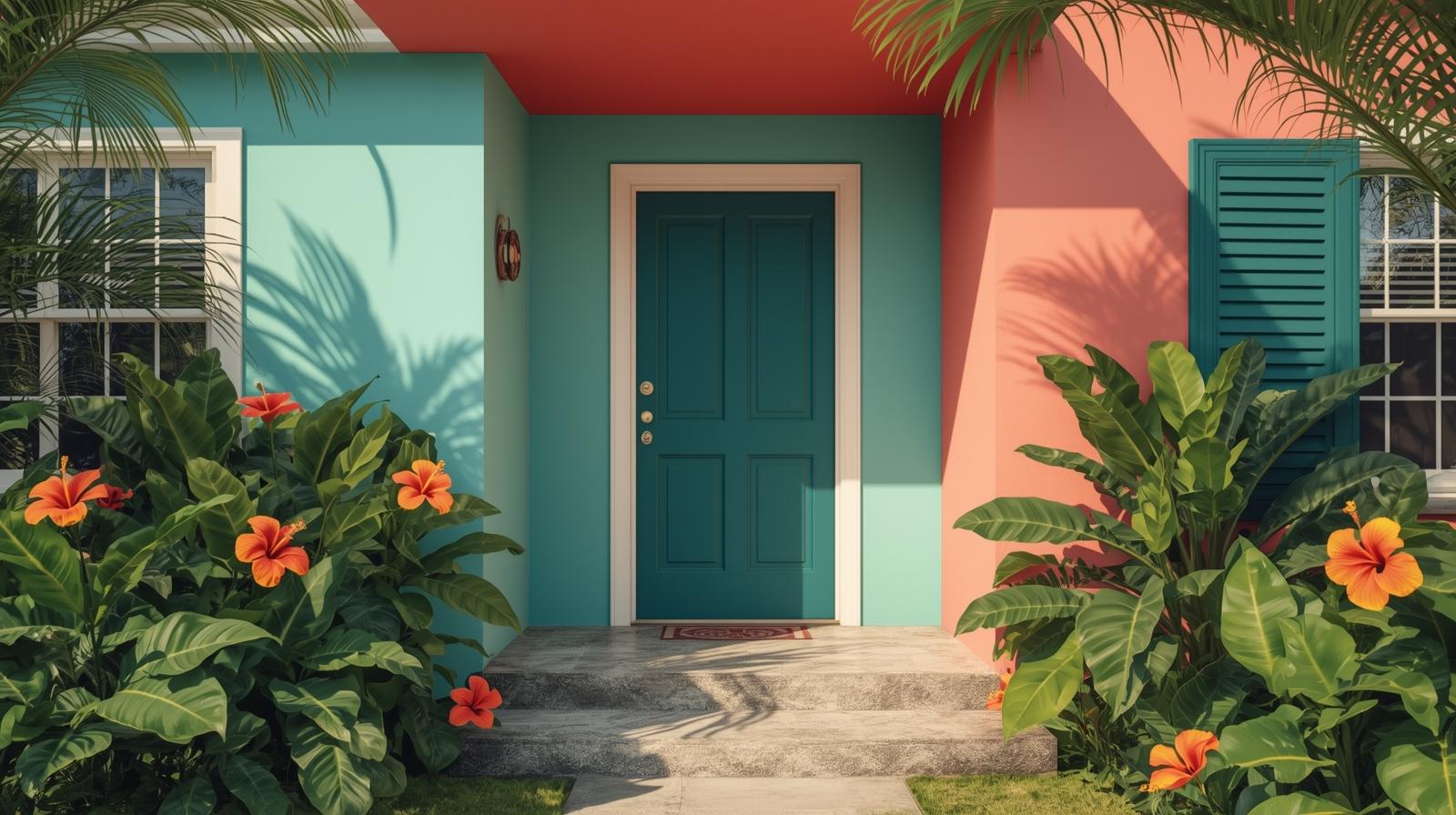 10 Tropical Color Palette Ideas for Your Home Exterior