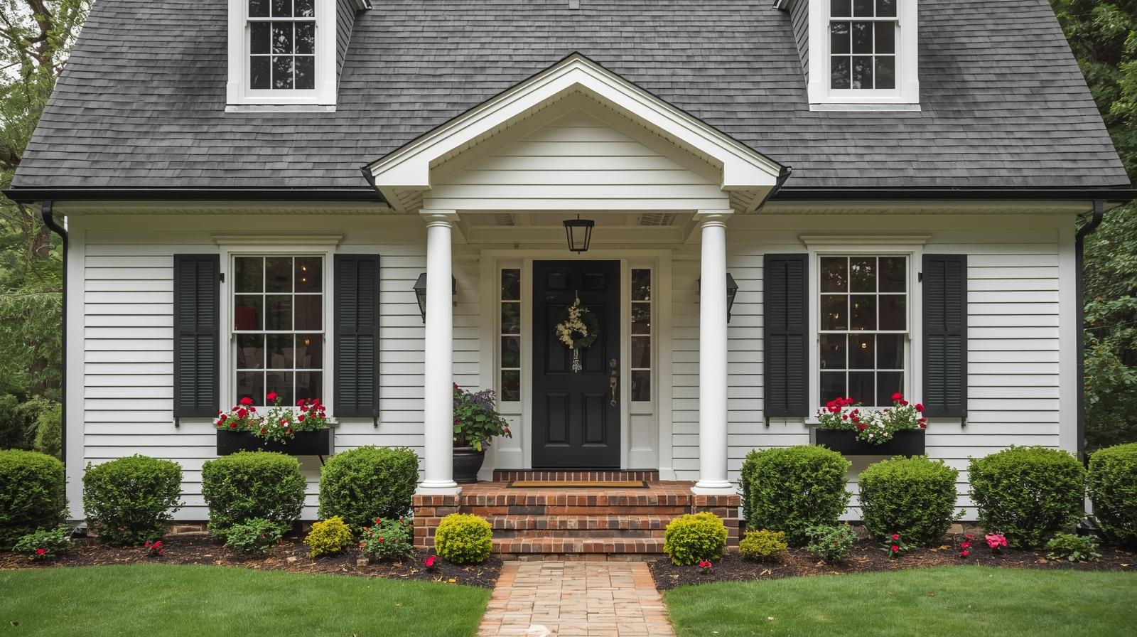 White House, Black Trim: A Combination We Love
