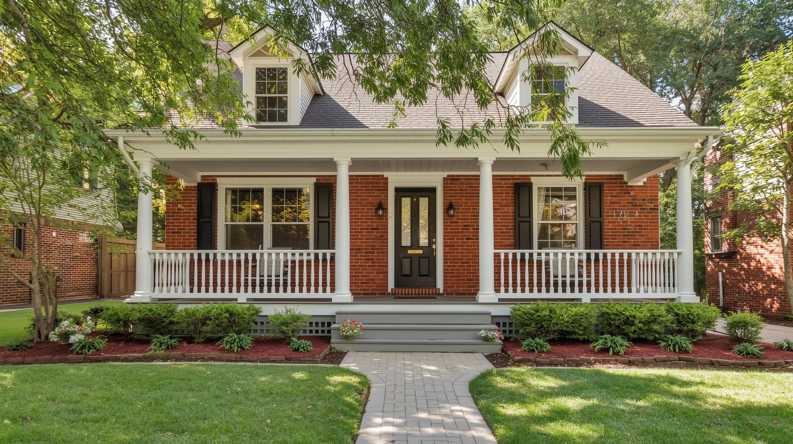 8 Popular Front Door Colors for Brick Houses