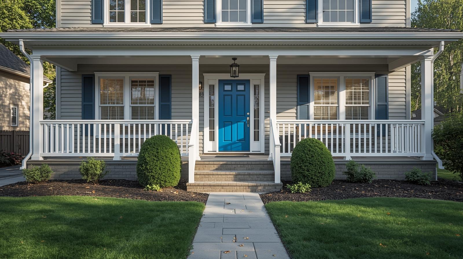 Our Favorite Blue Front Door Colors & Designs