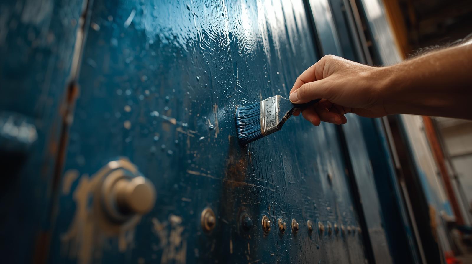 How to Paint A Metal Door in 7 Steps