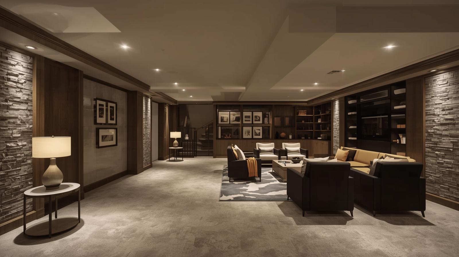 Stylish and Effective Basement Lighting Solutions