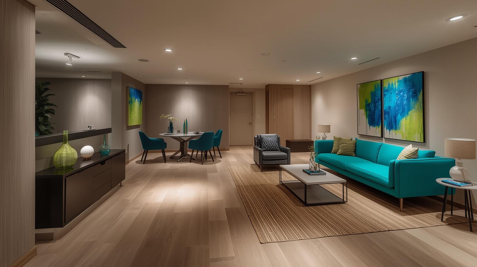 39 Bright and Colorful Basement Design Concepts