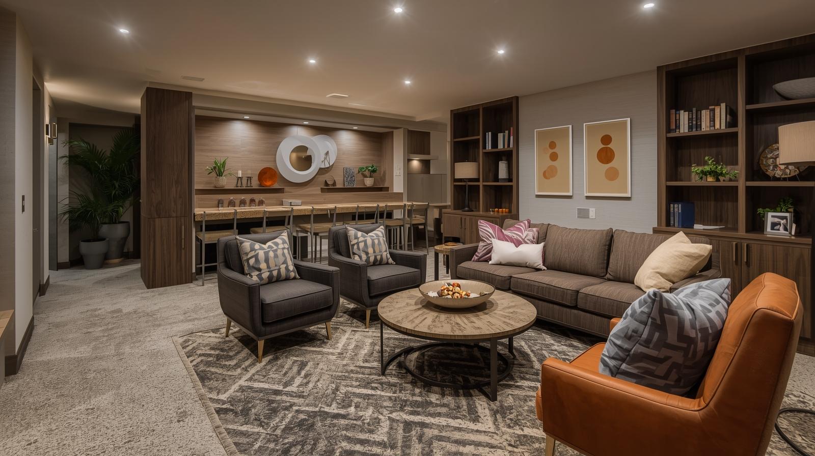 27 Swanky Basement Designs