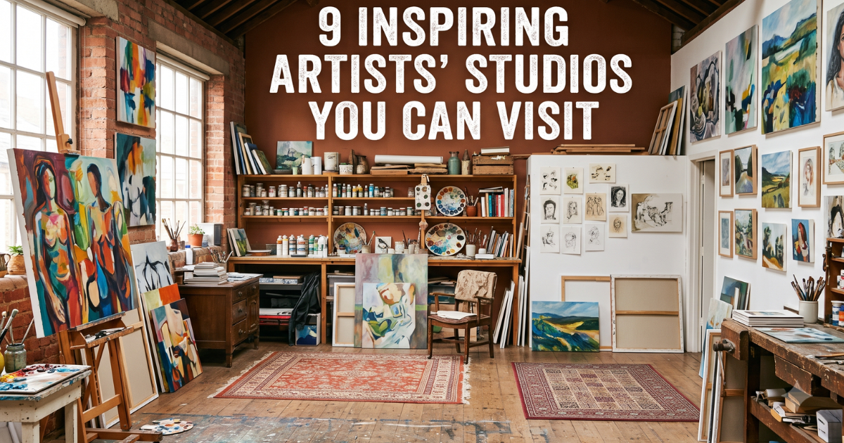 9 inspiring artists’ studios you can visit