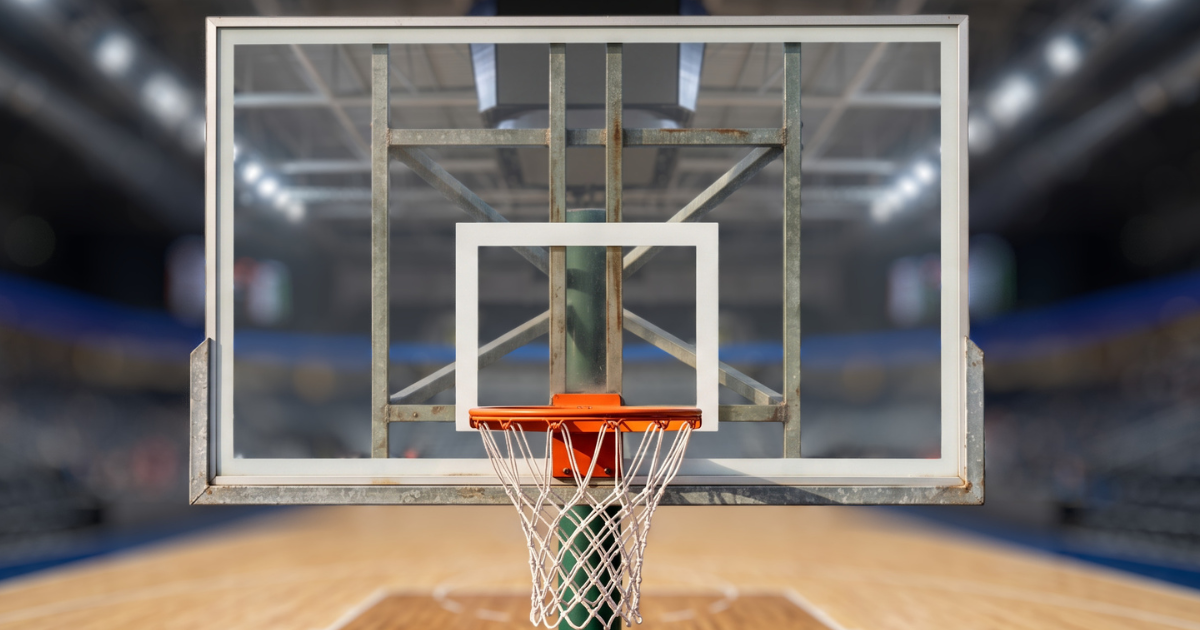 Basketball backboard