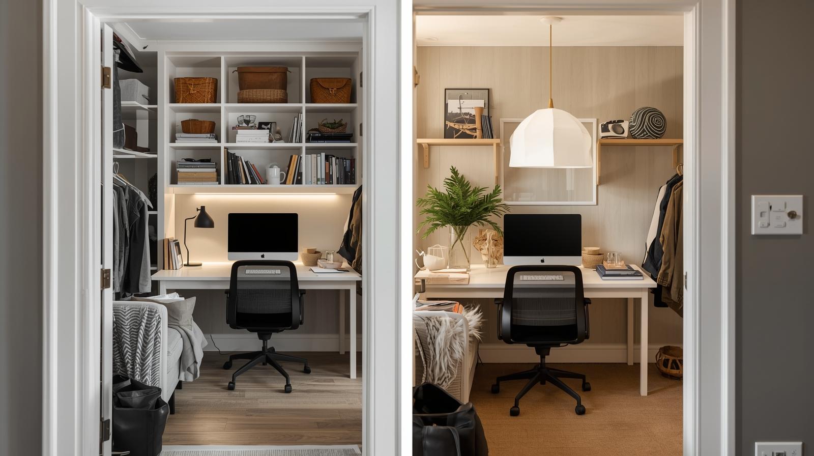 Watch the Brownstone Boys Transform a Closet Into a Home Office