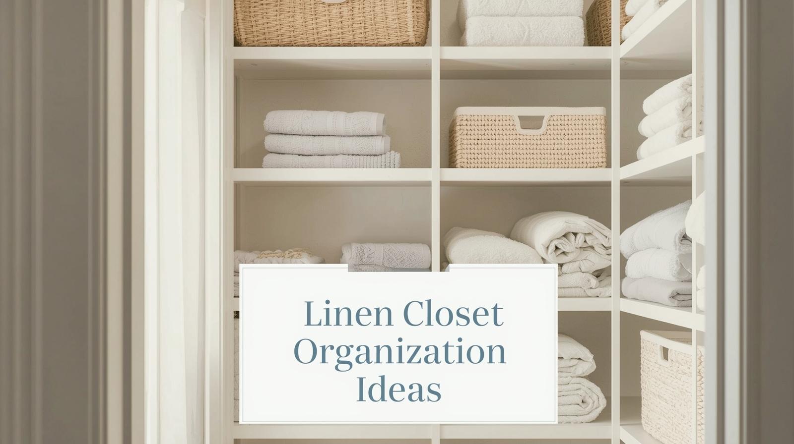 Linen Closet Organization Ideas