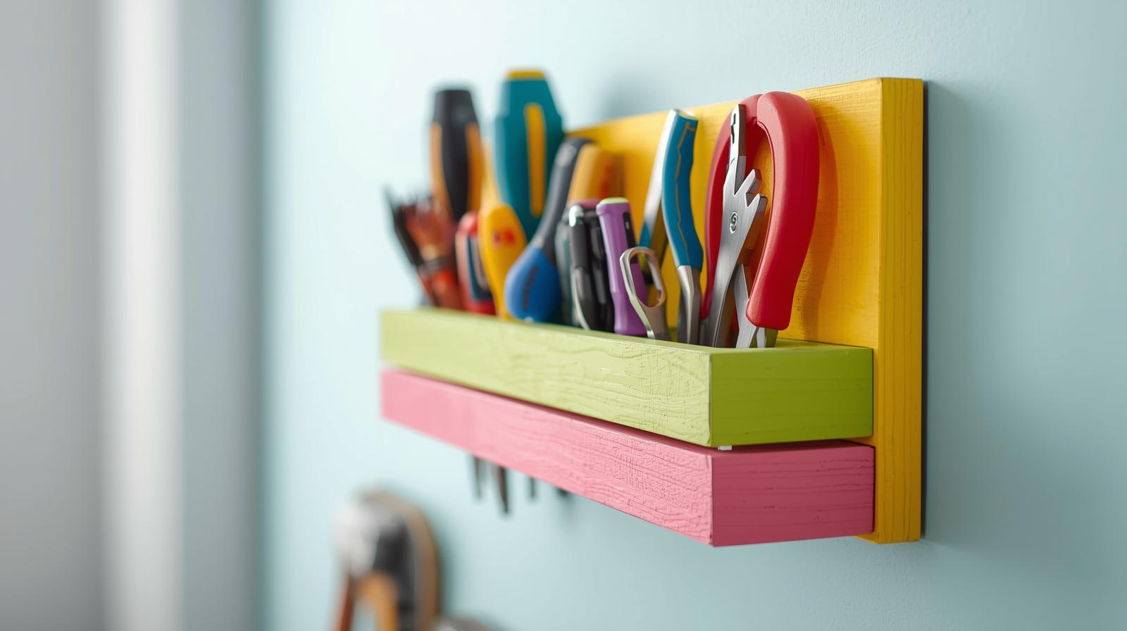 DIY Magnetic Organizer