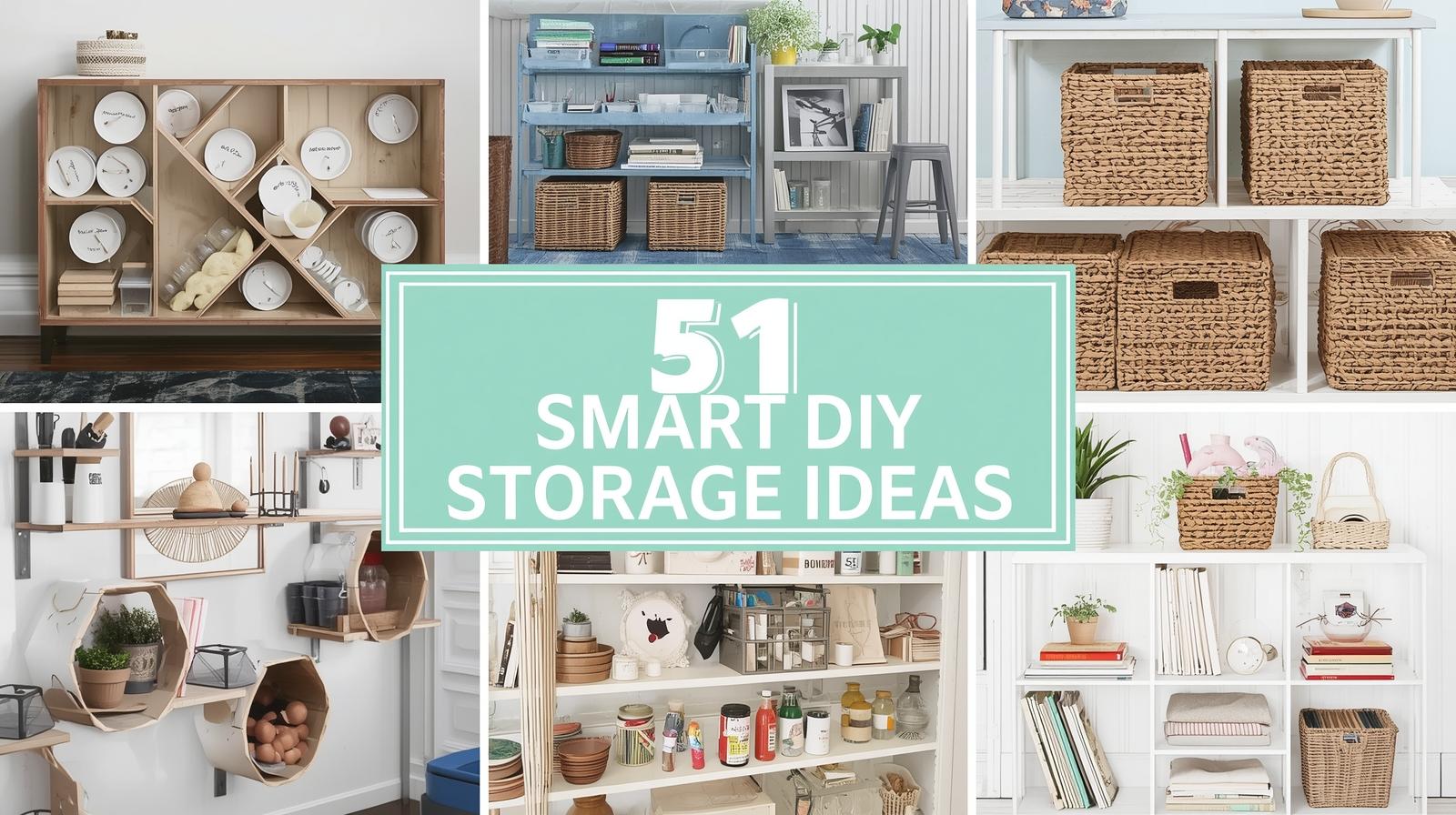 51 Smart DIY Storage Ideas