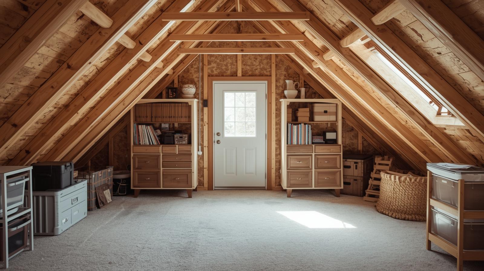How to Maximize Attic Storage—Even in an Unfinished Space