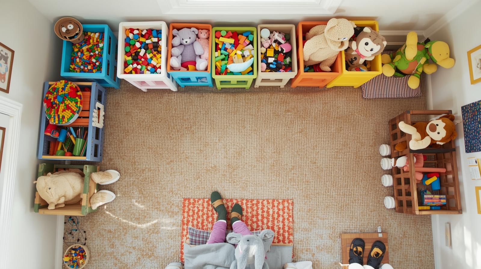 25 DIY Storage Ideas to Help Corral Your Kids' Clutter