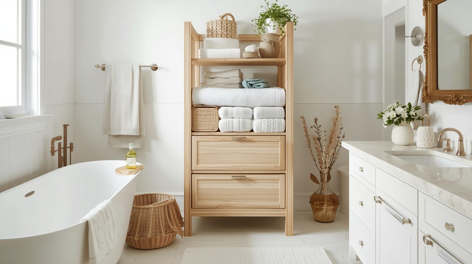 23 Inventive Towel Storage Ideas You Need