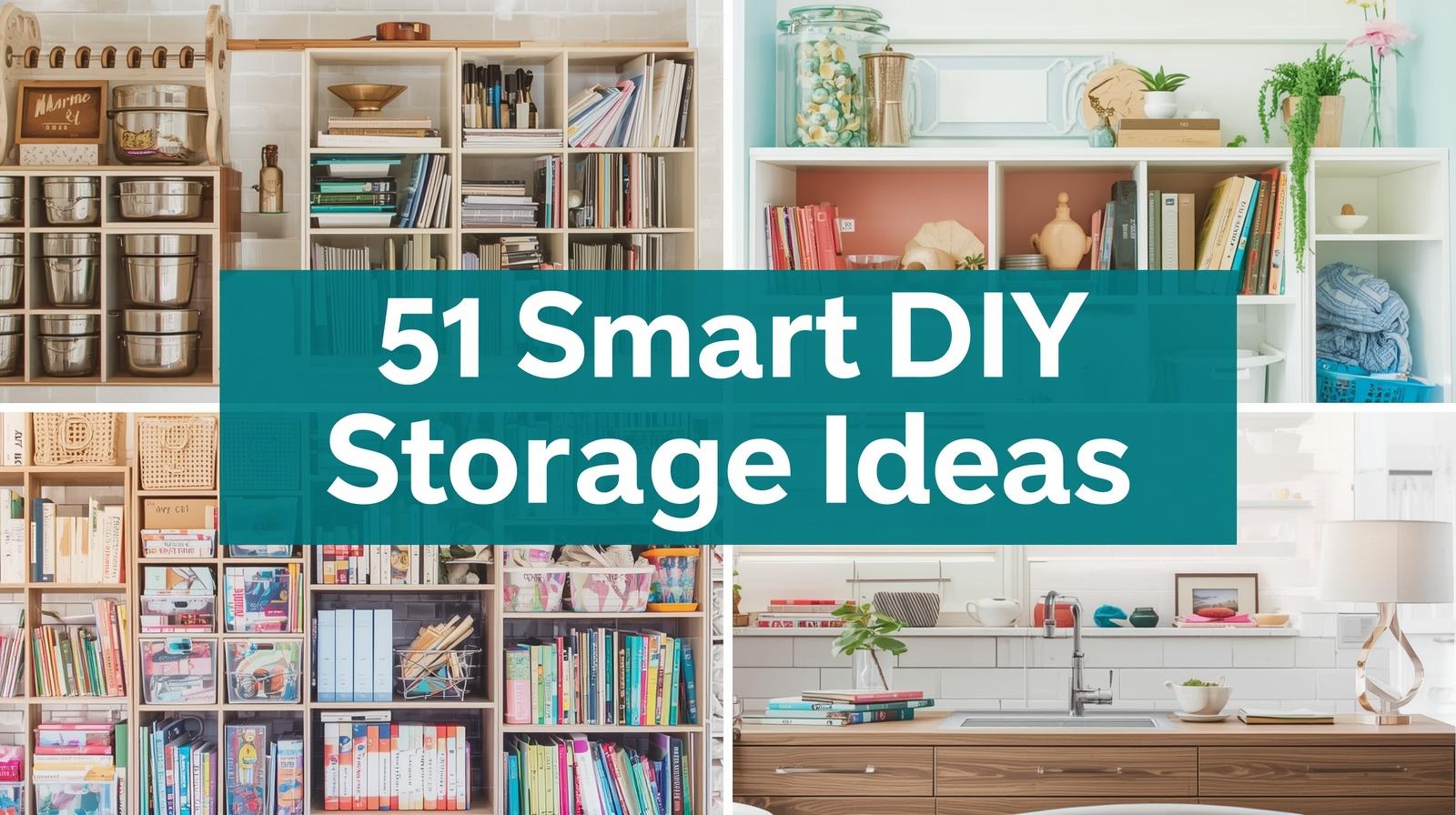 51 Smart DIY Storage Ideas