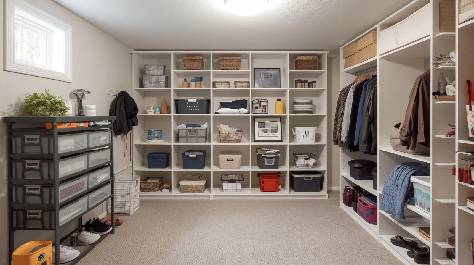 23 Ingenious Basement Storage Ideas