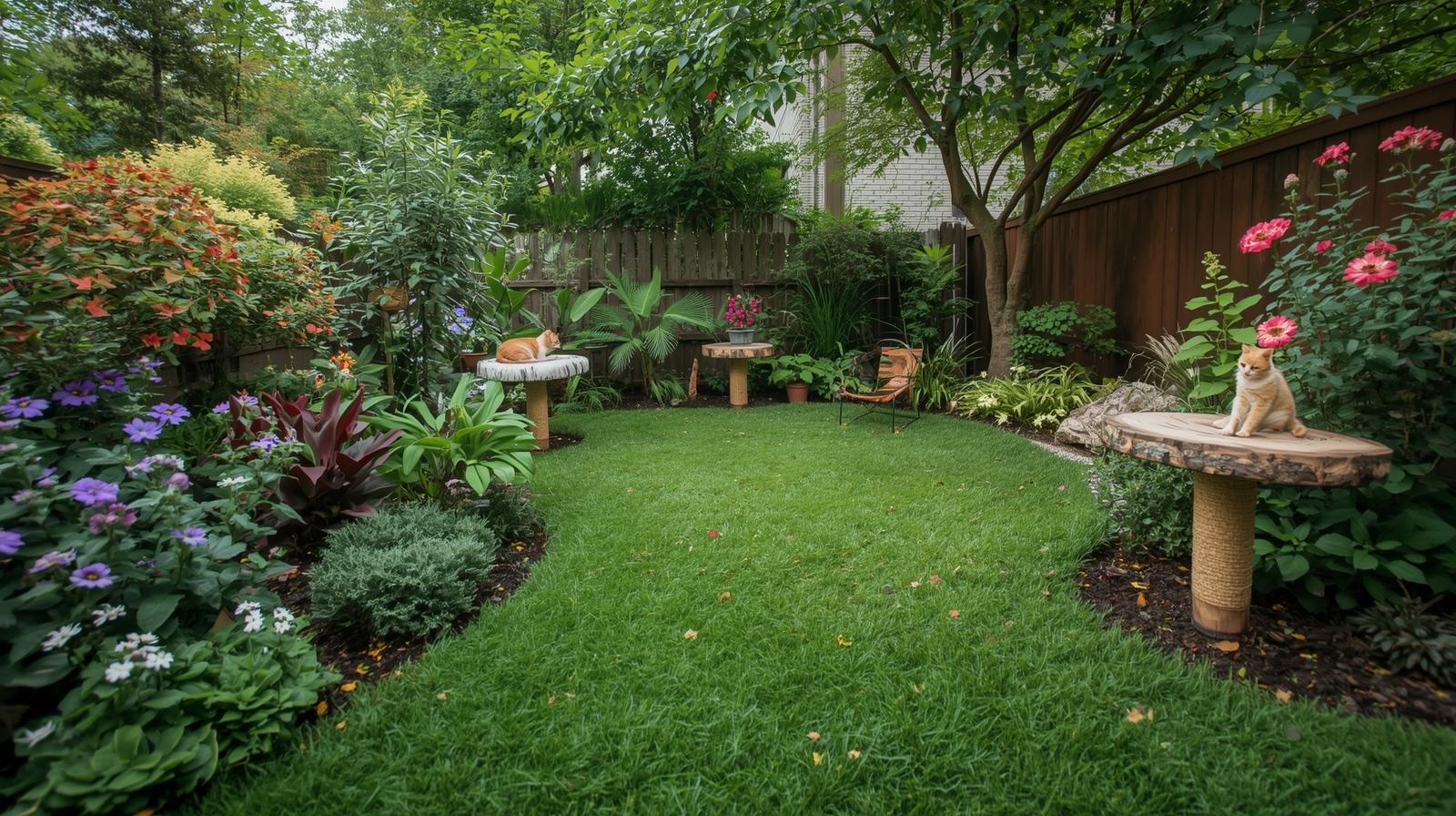 12 Backyard Landscaping Ideas for Cat Lovers