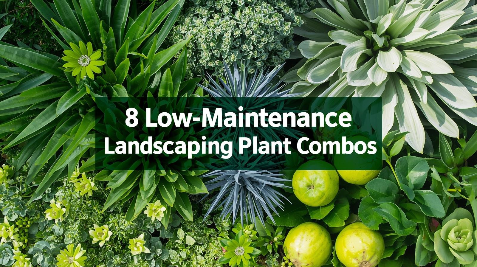 8 Low Maintenance Landscaping Plant Combos