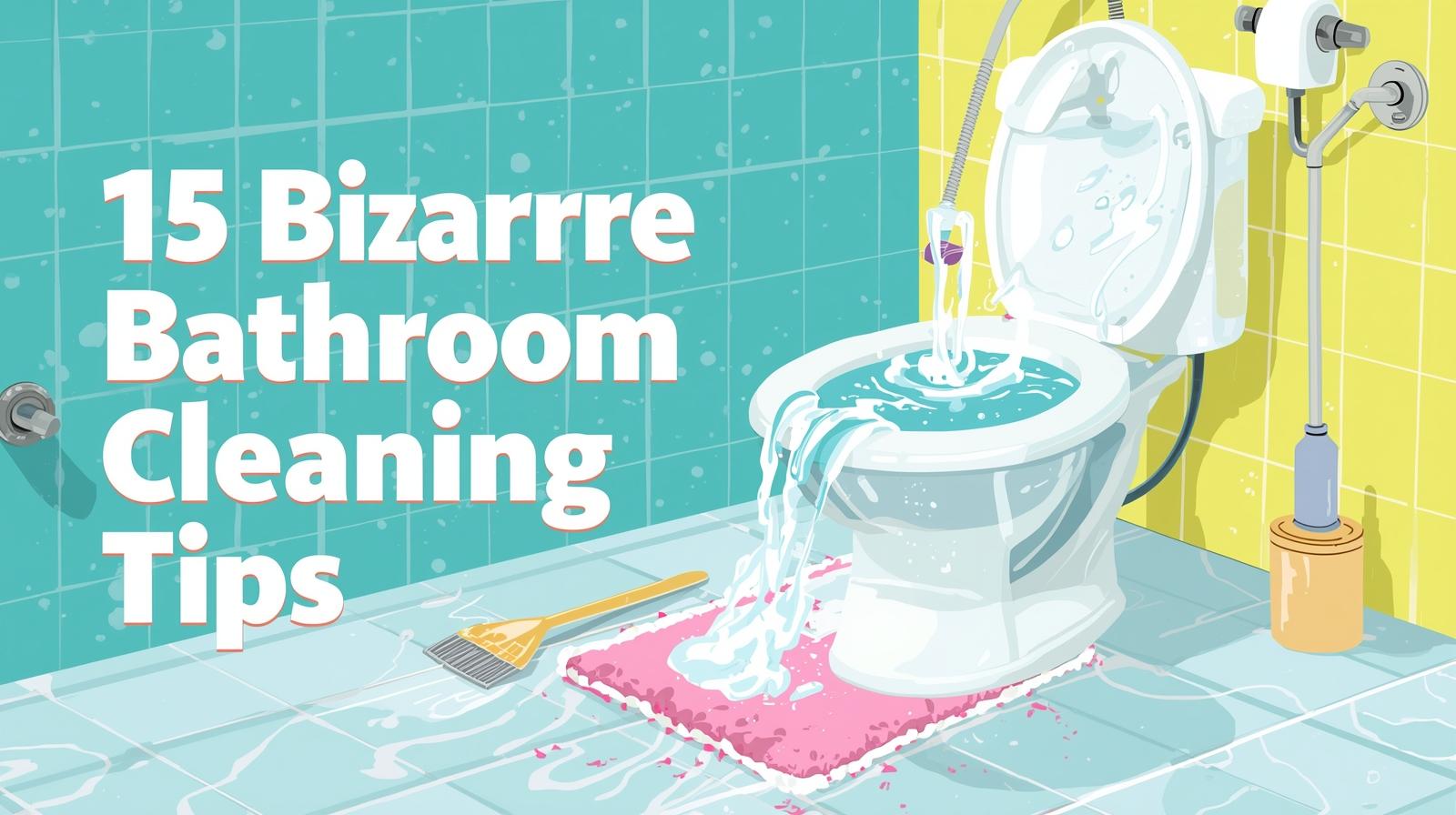 15 Bizarre Bathroom Cleaning Tips